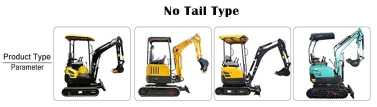 Ce/ISO Certification 0.8 to 3.5 Ton New Diesel Hydraulic Crawler Mini Digger Micro Small Garden Excavator Machine with Attachment for Sale