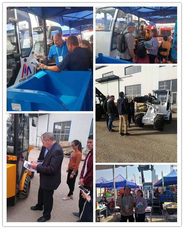 Construction Loader Machine with Skid Steer Loader Backhoe Attachments