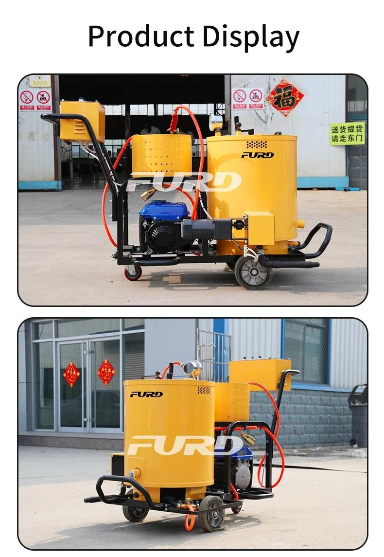 Liquefied Hand Push Road Sealing Concrete Road Crack Machine Fgf-60