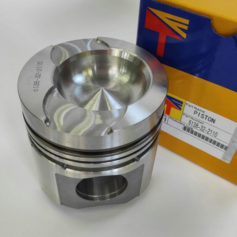 High-Performance Diesel Engine Engineering Machinery Parts Piston 6138-32-2110 for Engine Parts A6d110 Generator Set