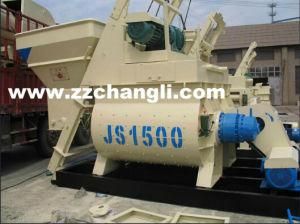 Js1500 Double Horizontal Axles Forced Concrete Mixer for Sale