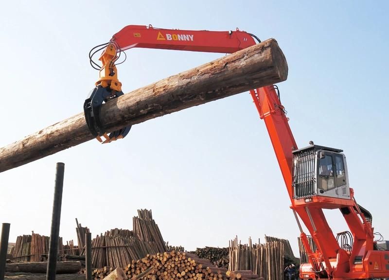 New Wzy48-8c Bonny 48 Ton Hydraulic Material Handler with Wood Grab
