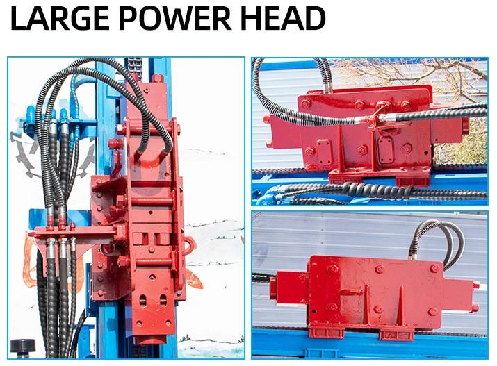 Pile Length 6m Hydraulic Mechanical Solar Impact Hammer Solar Pile Driver Used in Piling Projects in Farms, Pastures, Orchards, etc