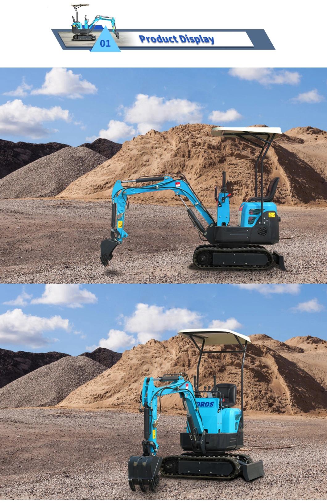 2021 New Product Mini Kubota Excavator Digger Machinery with Attachment