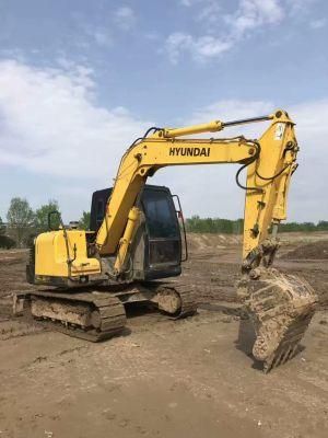 Used Hydraulic Excavator Hyundai R80-7 Excavator Low Price High Quality