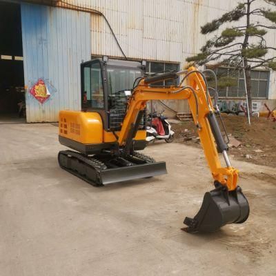 3.5 Ton High Performance Mini Excavator with Closed Cabin Used for Farmland Landscaping