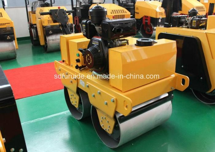 Furd Double Drum Hand Roller Compactor, Hand Road Roller