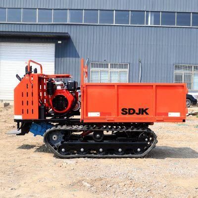 1.2 Tons Durable Small Rubber Crawler Transporter for Sale