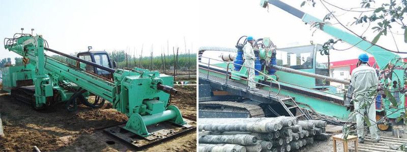 Hf330 Hydraulic Crawler Screw Pole Erection Borehole Rotary Drilling Rig