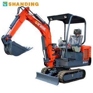 Rubber Track 360 Degree Rotary Hydraulic Flexible Micro Mini Excavator Multifunction Bagger for Small Project
