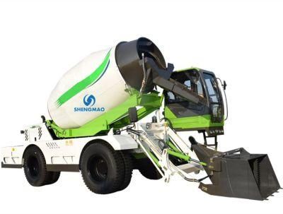 Self Loading Concrete Mixer 6cbm Compare Top Brands Concrete Cement Mixer with Diesel Engine