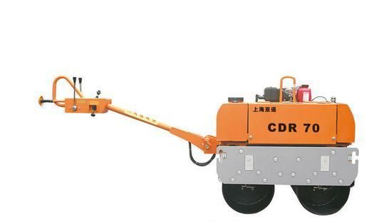 Double Drum Road Roller Compactor Gyrc-70 with Honda Engine