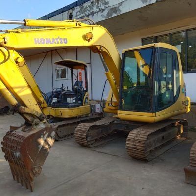 Used Excavators Komattsu PC60-7 Crawler Excavators Earth-Moving Machinery Good Condition Low Hours