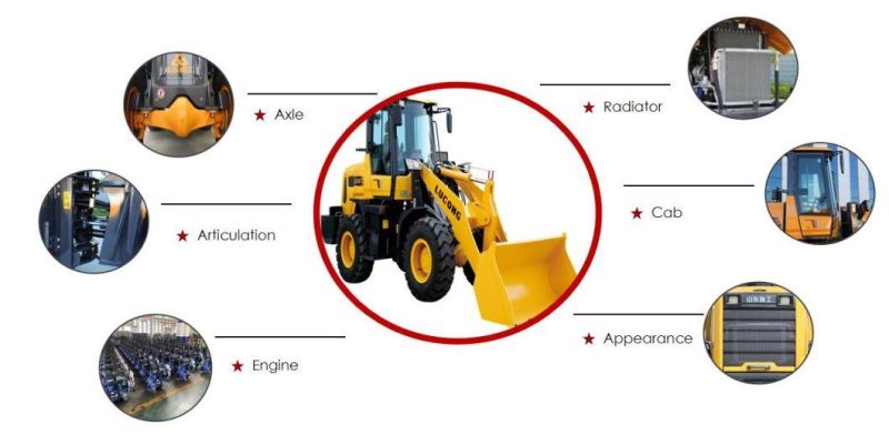 Mechanical LG940 Air Brake Loaders with 4 in 1 Bucket for Quarry