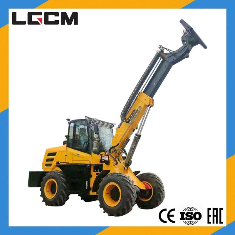 Lgcm 1.5ton Small Front End Used Telescopic Wheel Loader with Steer Plate