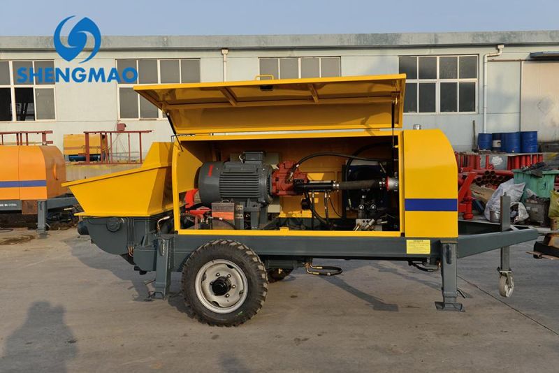 Small Mini Diesel Concrete Trailer Pump Building Construction Tools and Equipment for Building and Road Project in Philippines Thailand Russia New Zealand