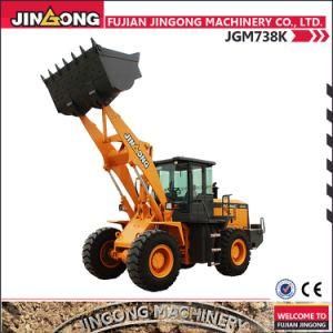 Priced Ce Diesel Mini Small Front End Wheel Loader with Snow Blower