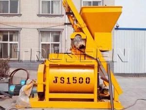 Horizontal Forced Type Concrete Mixer Construction Equipment