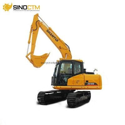 15 Ton Factory Direct Price 9 Ton Wheel Excavator with Log Grapple for Sale Shantui Se150