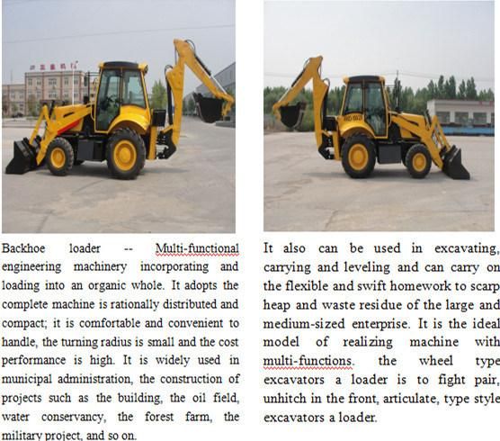 Construction Equipment Ztw30-25 Mini Backhoe Loader