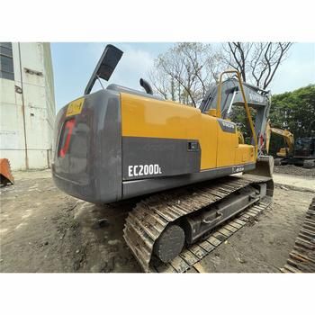 Hot Selling Factory Price Supplier Ec200dl Strong Power Unit Used Excavator with Cab and Bucket