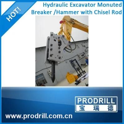 Cat Excavator Box Silent Type Hydraulic Breaker with Chisel
