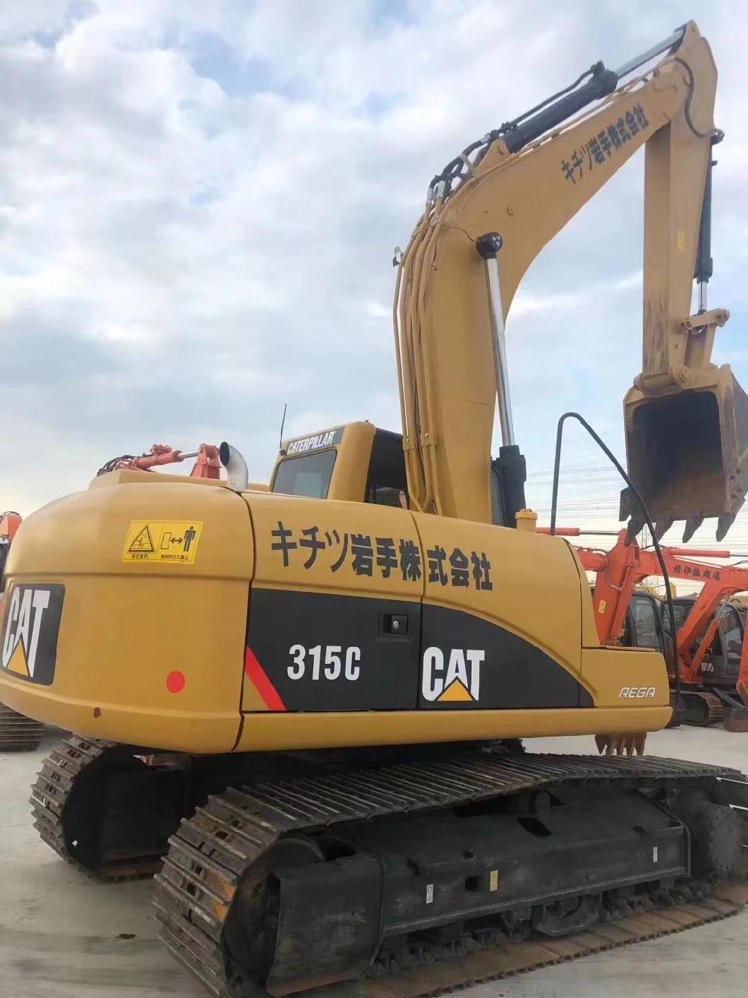 Used Second Hand Medium Size Caterpillar Cat 315c Excavator 15 Ton 312c 315c 320c 325c 330c Excavators for Sale Excavadora Usada Excavatrice Hydraulic Crawler