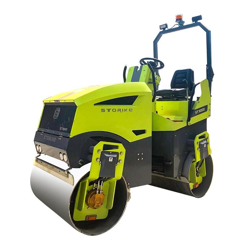 Full Hydraulic 3ton Double Vibration Soil Compactor Roller