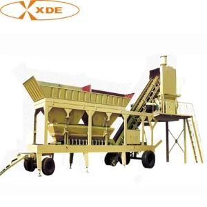 25m3/H Mobile Concrete Batching Plant for Road Construction