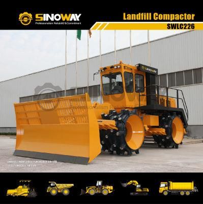 Sinoway 22~33 Ton Trash/Garbage/Waste Compactor Landfill Compactor with Good Price