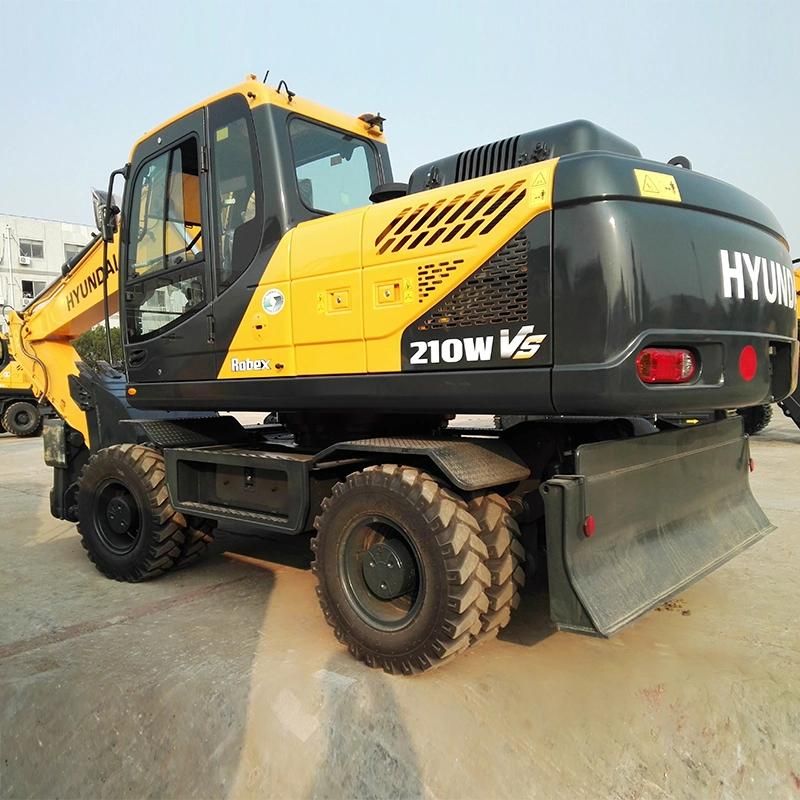 Hyundai Hydraulic Wheel Excavator 21 Ton Excavators (R210wvs)