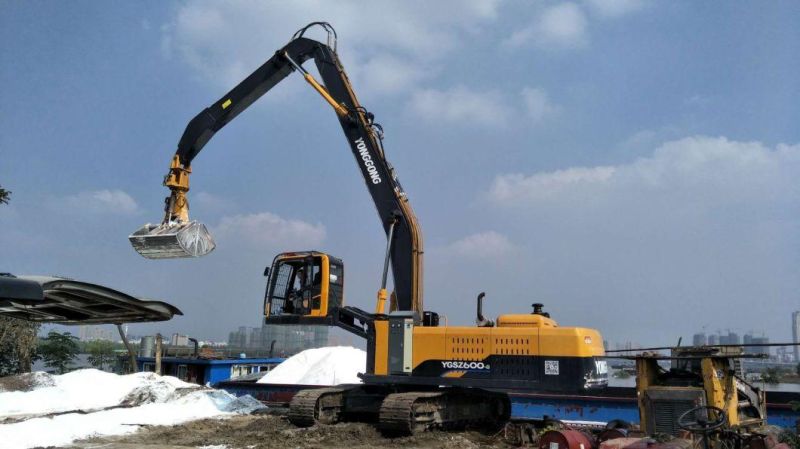 Made in China Dual Power Material Handling Equipment Ygsz600 Factory Direct Sales, Optional 360 Rotating Grab