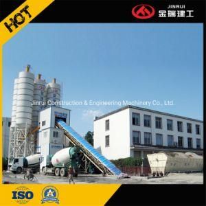 Standard 1cbm Mobile Batch Construction Machine Concrete Batching Mixing Plant Hzs60