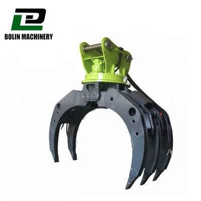 Heavy Excavator Use Wood Gripper Stone Grabber for Cat 325, Volvo Ec140 Ec290, Doosan Dx220 Dx250 Dx260, Hyundai R200 R210 R220 R290