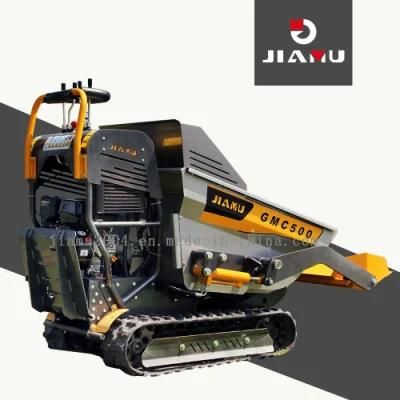 Jiamu Full Hydraulic Gmch500-S with 500kg Mini Construction Equipment Loader with Europe Patent for Sale