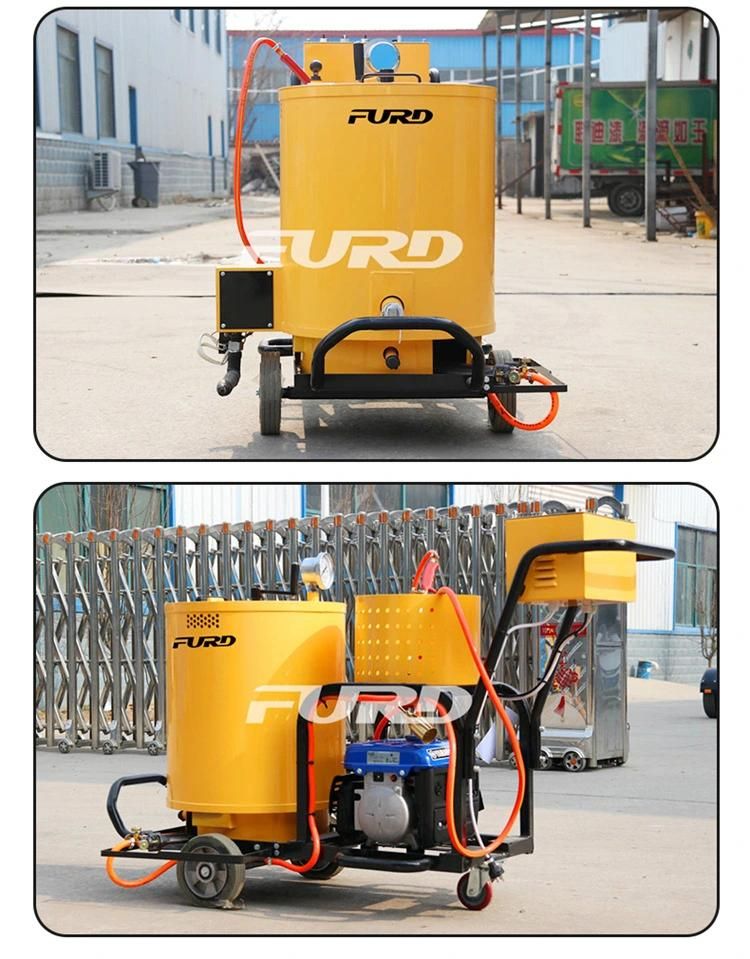 Walk Behind Asphalt Crack Filling Machine with Self Heating Tube