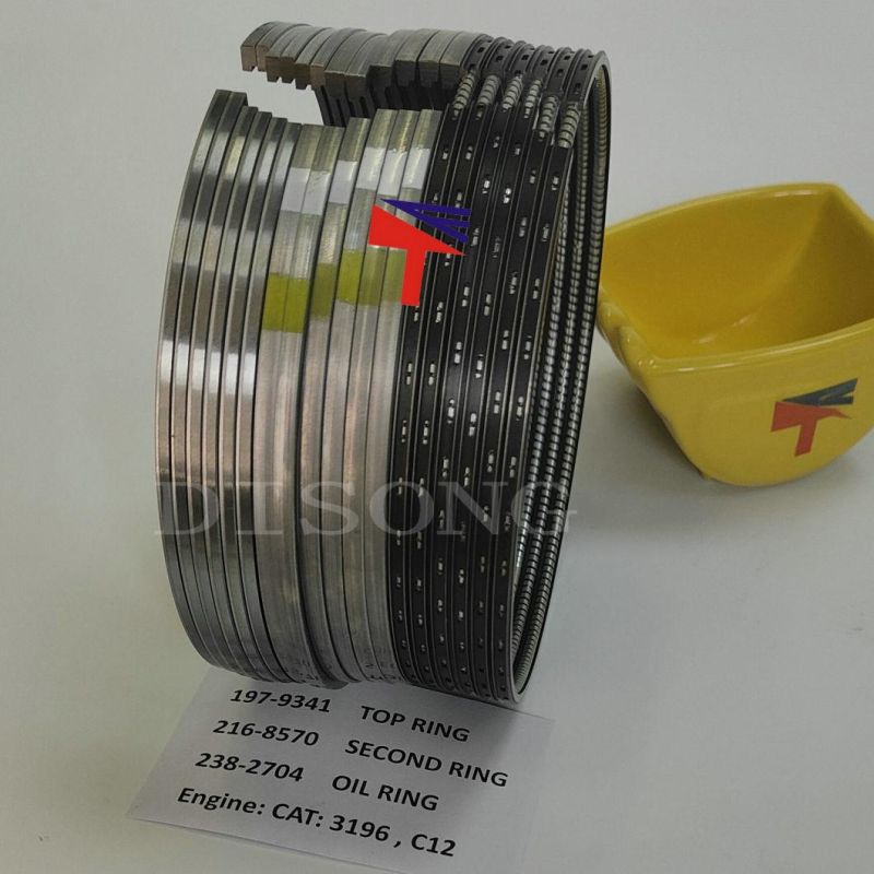 High Quality Diesel Engine Mechanical Parts Piston Ring 238-2704 216-8570 197-9341 for Excavator Engine C12 3196 Generator Set