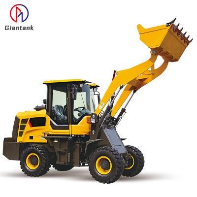 1800kg Small Construction Articulated Front End Loaders Best Price Mini Wheel Loader for Sale