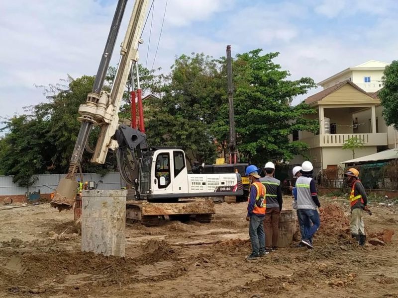 Rotary Drilling Rig Drill Bit Rock Tube Drill Bucket, Bullet Teeth