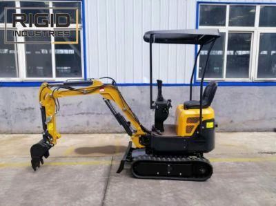 Construction Machinery 1 Ton Hot Sale Mini Digger with Attachments From Manufacture