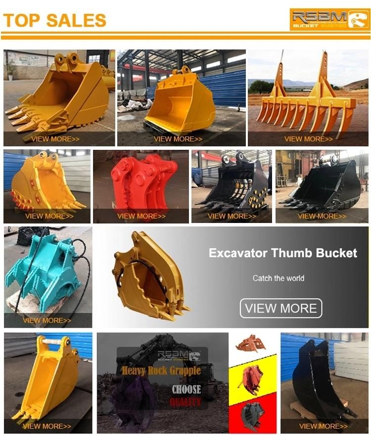 24" Excavator Rock Riddle Bucket with 40mm Pins