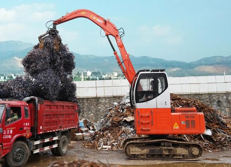 Bonny 18ton Crawler Scrap and Waste Material Handling Machine Made in China
