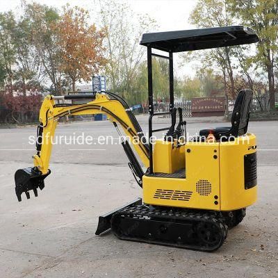 Hot Selling 1 Ton Hydraulic Crawler Excavator for Sale Fwj-900
