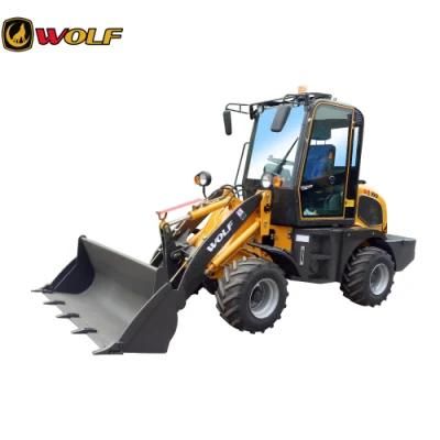 4X4 Mini Dumper Zl10 Front End Wheel Loader with Backhoe