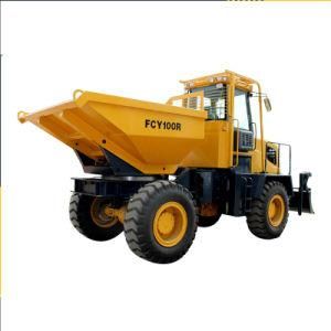 Mine Use Fcy100 10t Loading Capacity Dump Truck Tipper Truck Diesel 4X4 Trucks for Sale