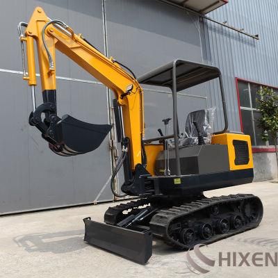 Mini Excavator with Track Hydraulic Crawler Digger with Attachments