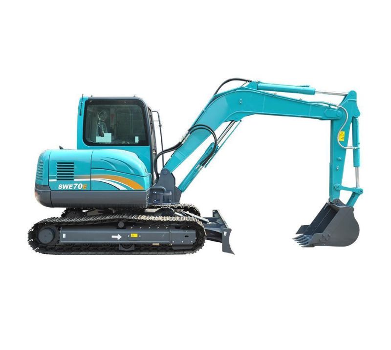 Chinese 6 Ton Hydraulic Excavator Swe60UF Small Crawler Digger with CE EPA