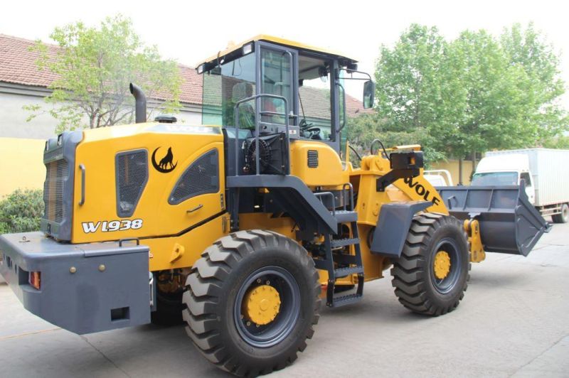 Wolf Brand New Wl938 Diesel Large Wheel Loader for Construction with Optional Cummins Engine