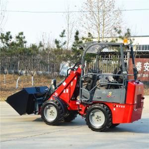 4 Wheel Drive Tractor with Front Loader Dy25 Articulated Front End Mini Loader