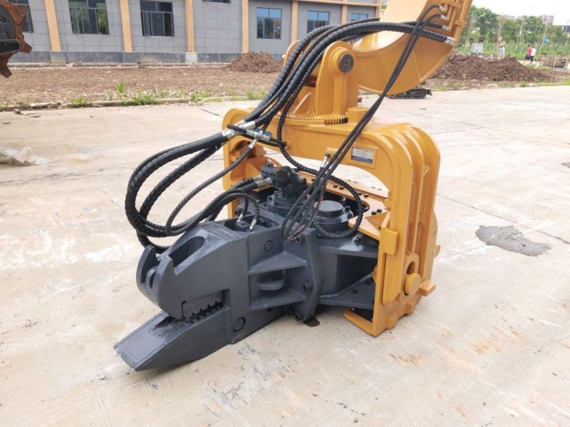 Hydraulic Piling Rig Vibratory Pile Driver to Drive Piles Into Soil for Buildings"